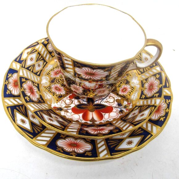 Aynsley Vintage Imari Cup Saucer And Dessert Plate Set VGC - Picture 10 of 11